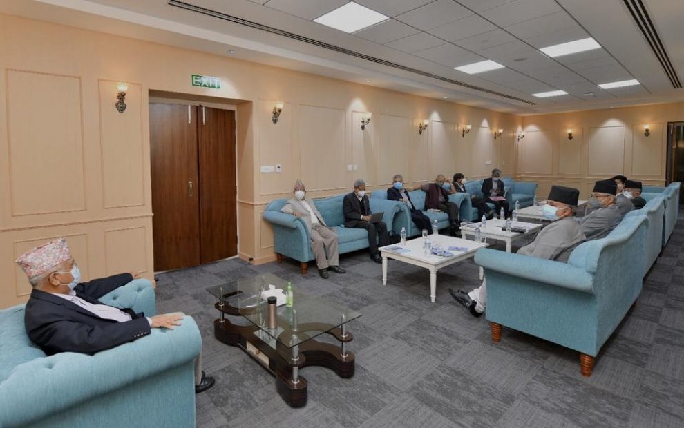 मिलनतिर एमाले विवाद–२०७५ जेठ २ मा फर्किन ओली सहमत