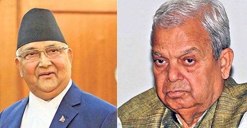 महन्थलाई ओलीको प्रस्ताव-‘गठबन्धन गरेर चुनावमा जाऔैं’