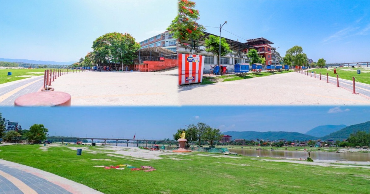 निषेधाज्ञामा चितवनको सुनसान  नारायणी किनार