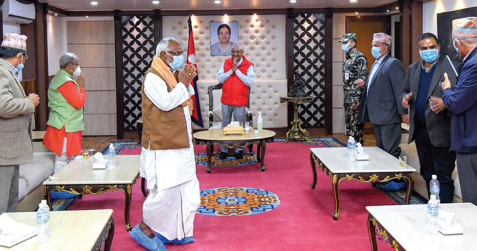 ओलीलाई जसपाको मत