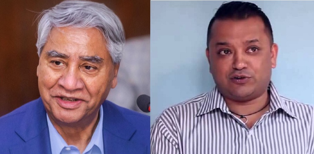 बैठकमै देउवाले गगन थापालाई भने: ‘बोल्न पाइँदैन’