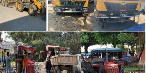 चितवनमा नदीजन्य पदार्थको चोरी कार्यमा संलग्न १० सवारीसाधन नियन्त्रणमा