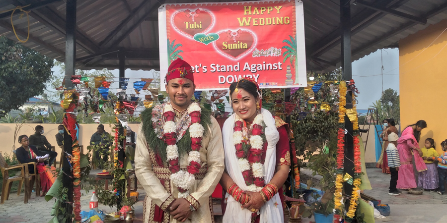 दाइजो प्रथाको विरुद्धमा बाराका युवा, चितवनमा गरे दाईजोबिना विवाह