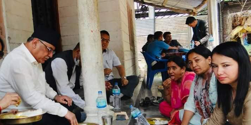 मलाई झुपडीमा बस्न, मजदुरसँग खान, जनतामाँझ बस्न गाह्रो छैन : प्रचण्ड