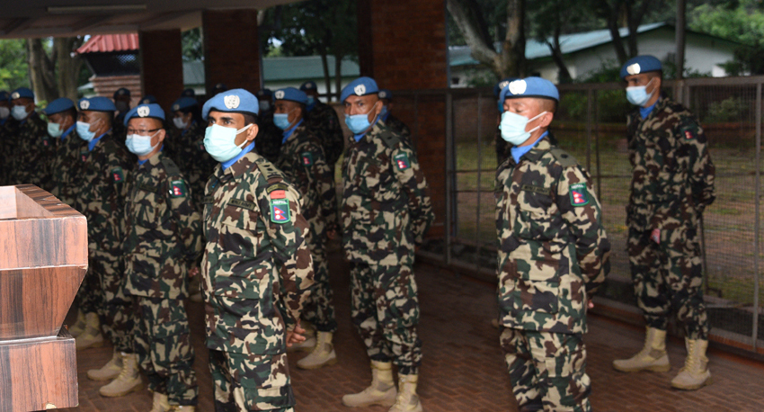 नेपाली सेना देखेपछि अफ्रिकाको बोयो क्षेत्रबाट भागे हतियारधारी समूह