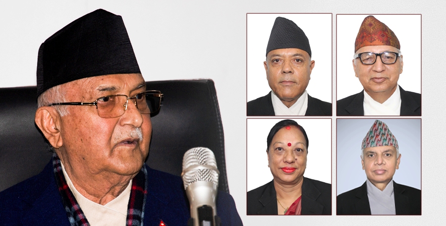 काउन्टरमा चार न्यायाधीशविरुद्ध महाभियोगको तयारीमा एमाले