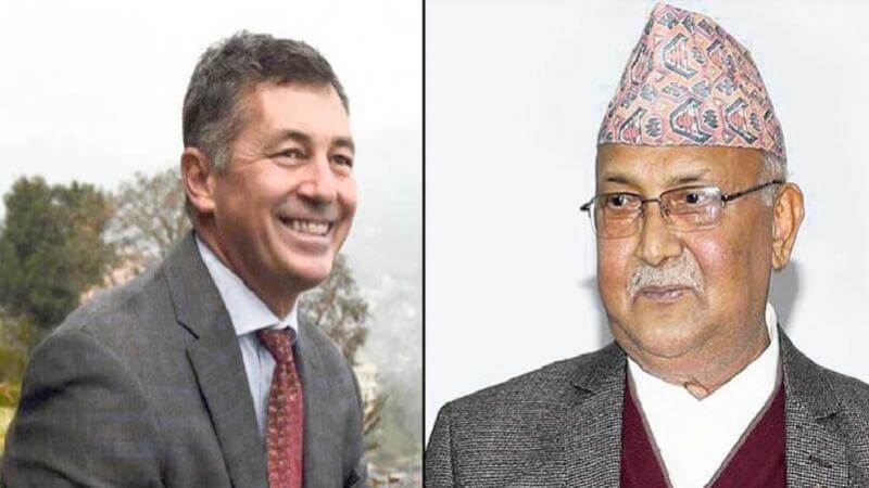 ओली भेट्न बालकोट पुगे अमेरिकी राजदूत बेरी, यस्तो छ  रणनीति