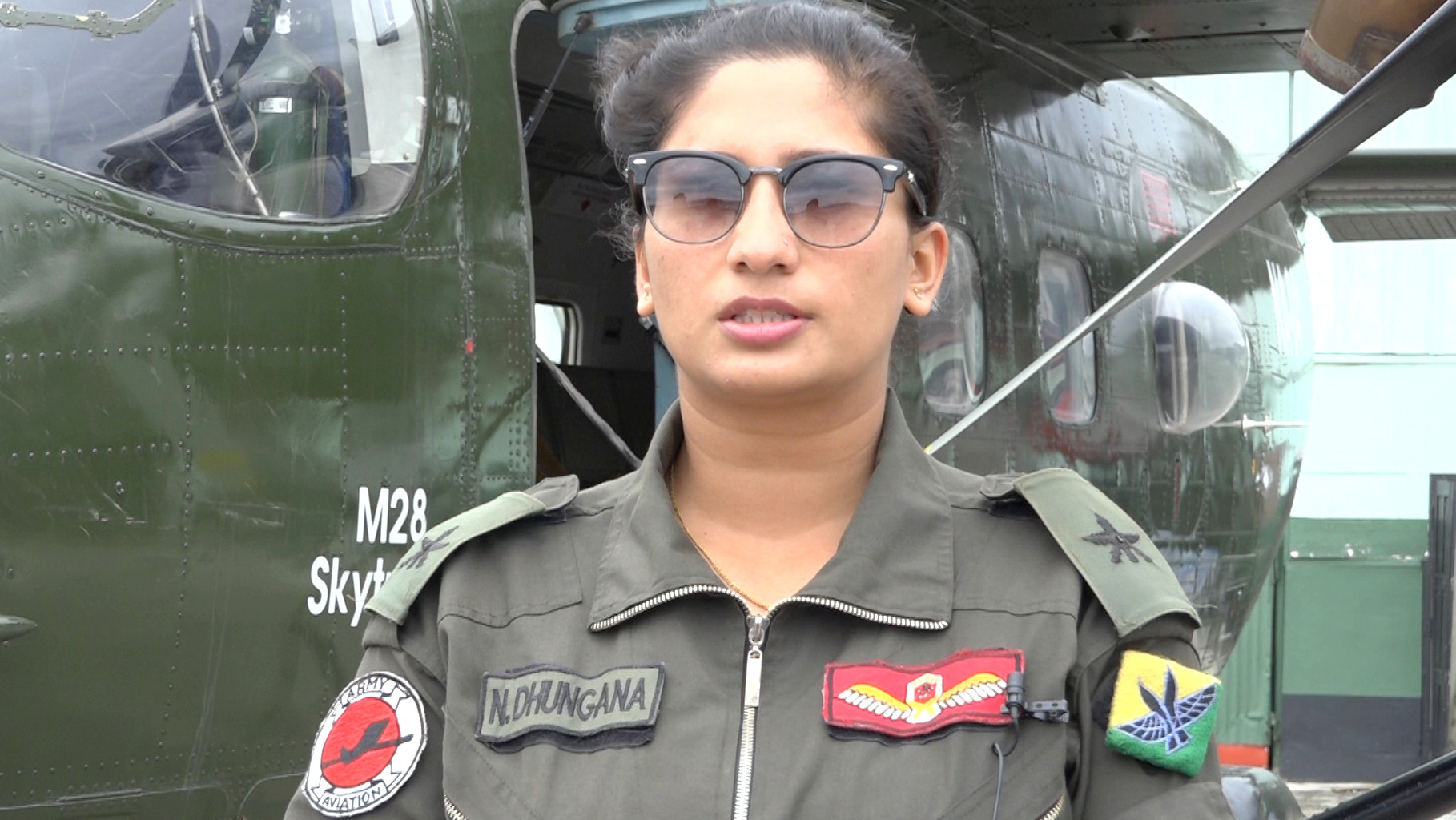 नेपाली सेनाकी एकमात्र महिला पाइलट
