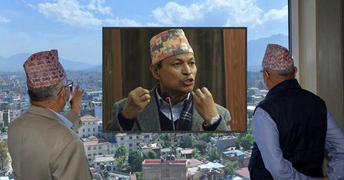 ओलीको टाउको दुखाइ बन्दै भीम रावल, माधव नेपालको छेउमै उभिएर यस्तो अभिव्यक्ती दिएपछि बालकोटमा तनाव !