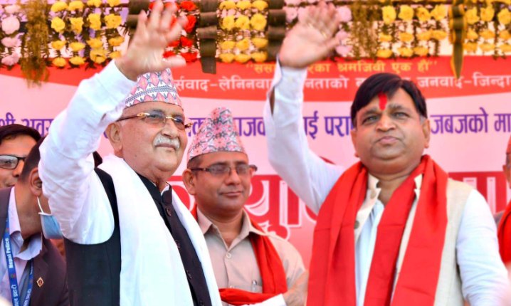 देश विकास गर्न पनि एमालेले जित्नुपर्छ : अध्यक्ष ओली