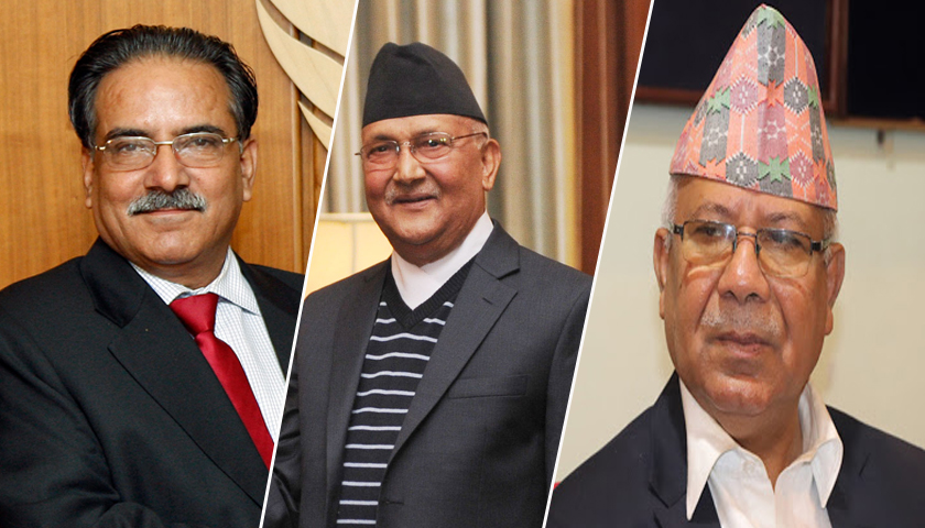 ओली, प्रचण्ड र माधव मिलेमा के होला