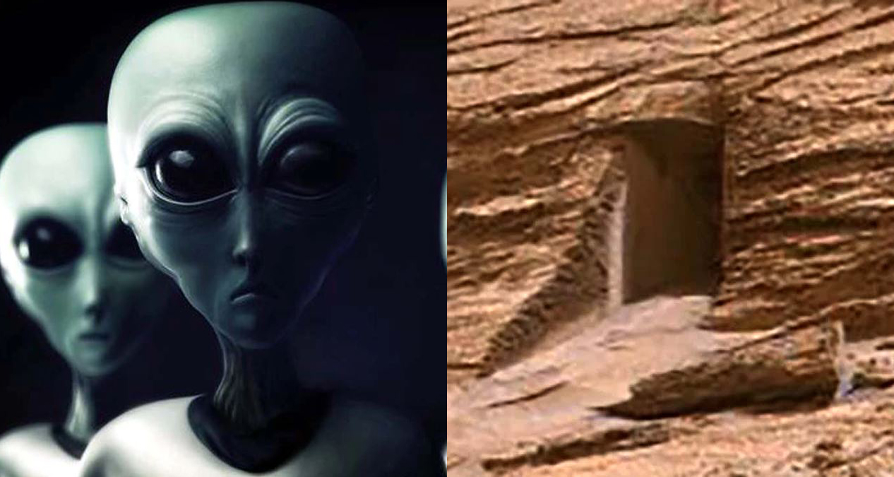 मंगल ग्रहमा भेटियो एलियनको घरको ढोका