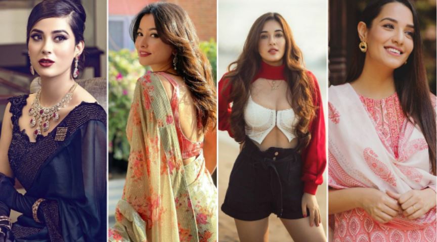 सर्वाधिक आकर्षक नेपाली महिला सेलिब्रेटीहरु ।