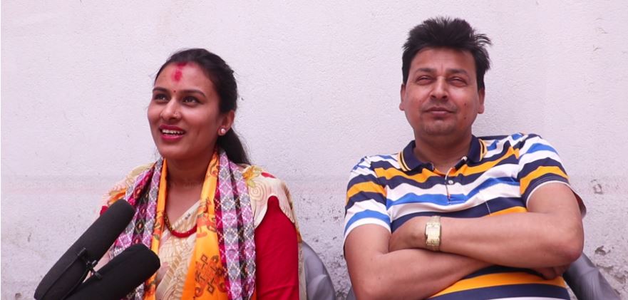 भाइरल पुन्य गौतमको एमए गरेकी श्रीमति अपेक्षा वडा सदस्य उम्मेदवार