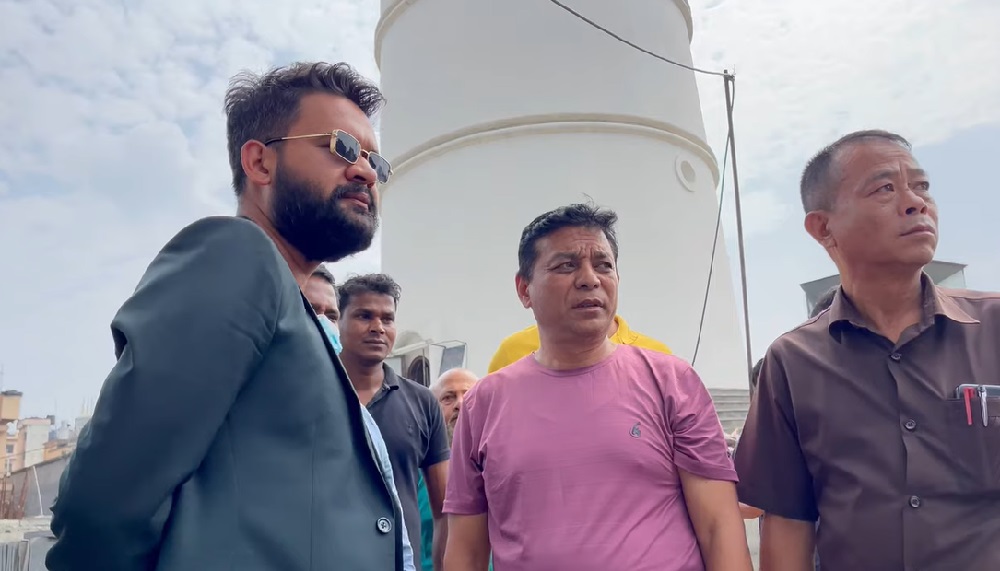 टुँडिखेलको पानी धरहरानजिकै सुनको धाराबाट झार्ने मेयर शाहको घोषणा