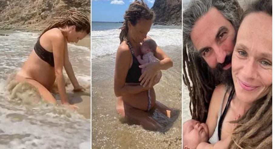 प्रशान्त महासागरको बीचमा एक महिलाले जन्माईन बच्चा