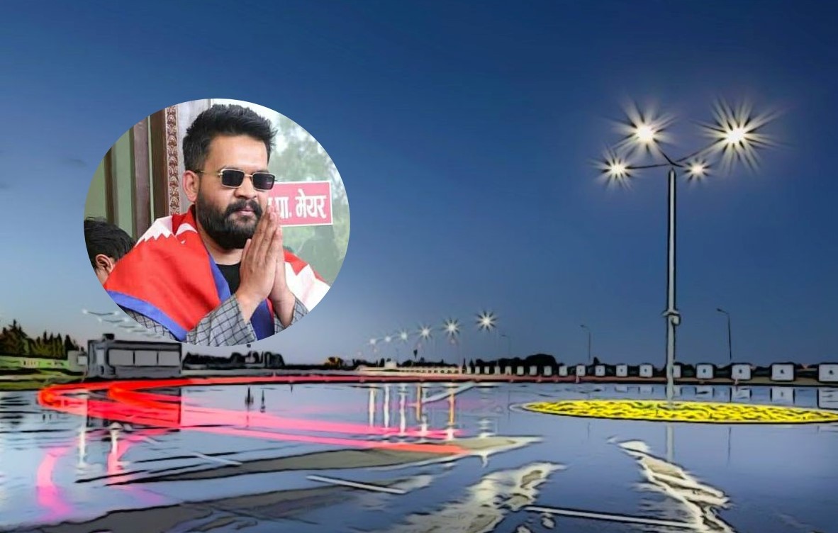 काठमाडौंका ५०भन्दा बढी चोकमा उच्च प्रकाश दिने बत्ती जोडिने