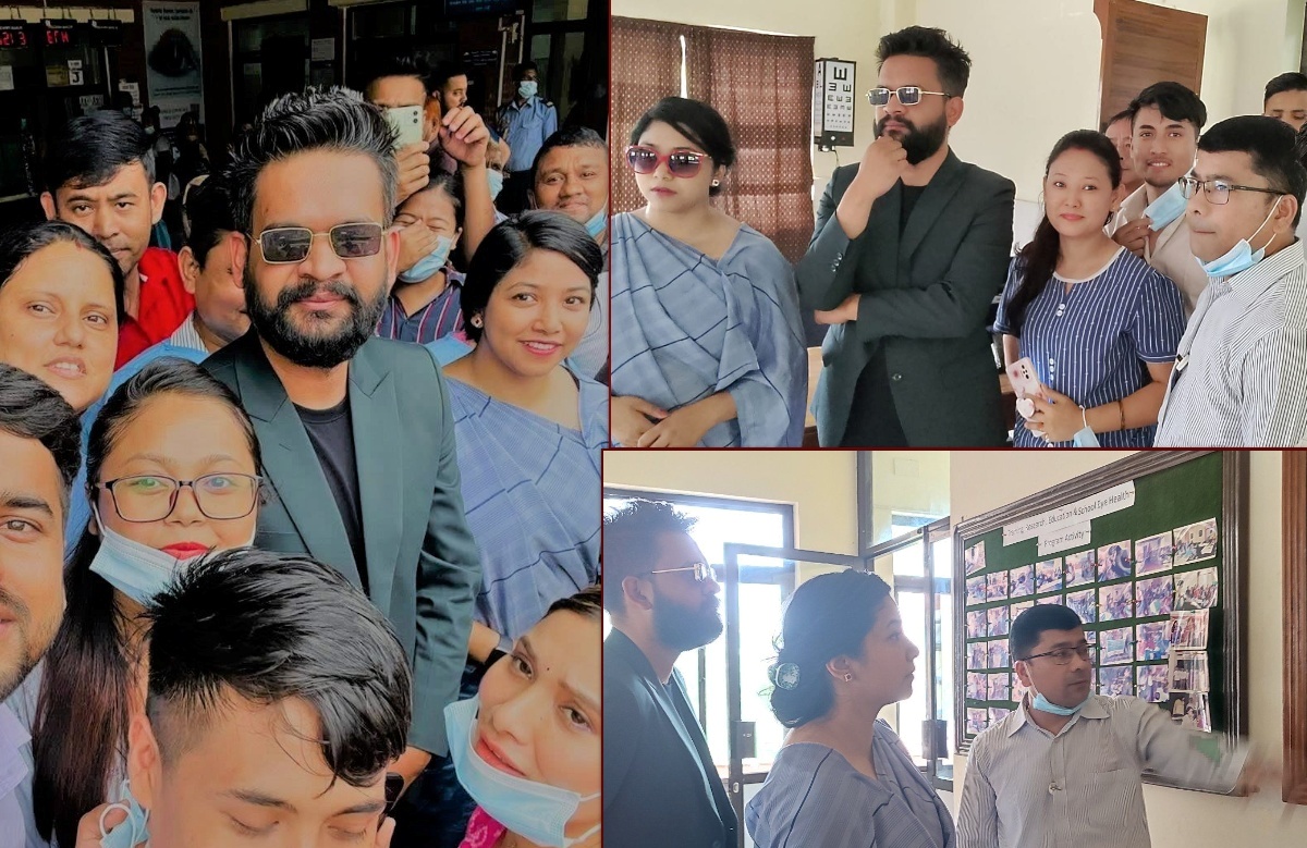 हेटौंडा सामुदायिक आँखा अस्पतालमा बालेन र सुनिता