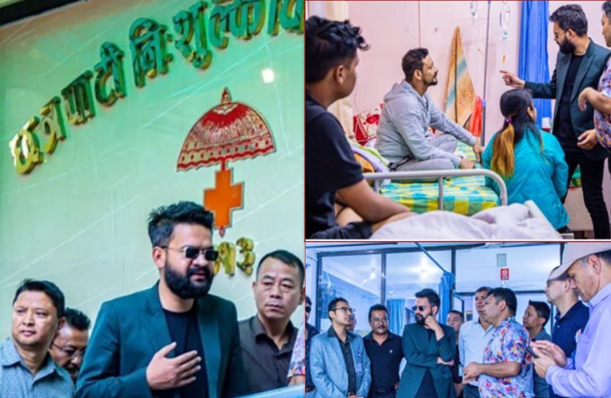 बालेनले गरे छत्रपाटी निःशुल्क चिकित्सालयको अनुगमन