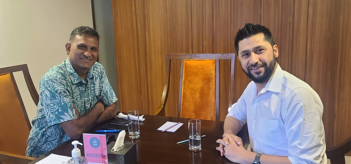 लामिछाने र खरेलबीच राजनीतिक यात्रामा सहकार्य गर्ने विषयमा कुराकानी