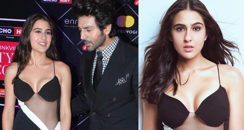 साराको बोल्ड पहिरन, जसका कारण कार्तिक आर्यनले मन थाम्न सकेनन्