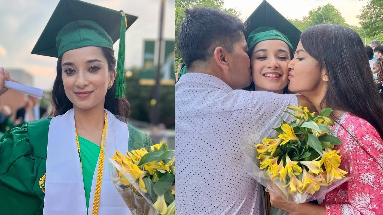 सुहानाको ग्रयाजुयसनमा देखियो थापा परिवारको खुशी