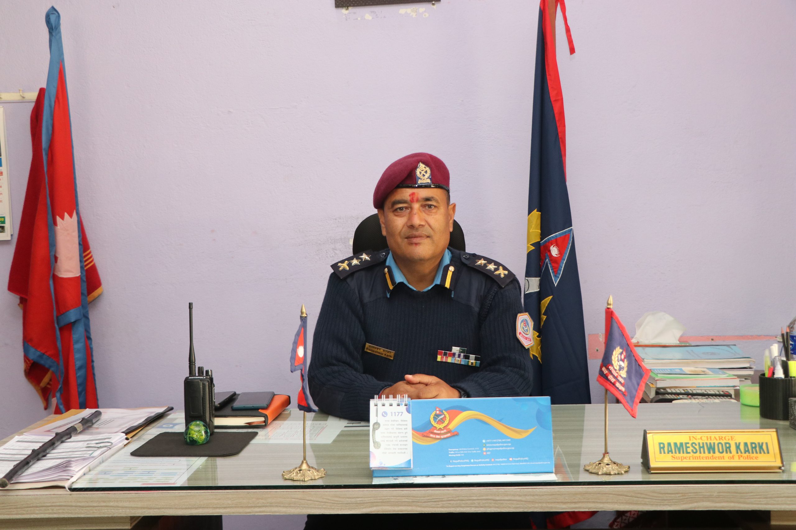 चितवन प्रहरी प्रमुखको कमाण्ड रामेश्वर कार्कीले सम्हाले