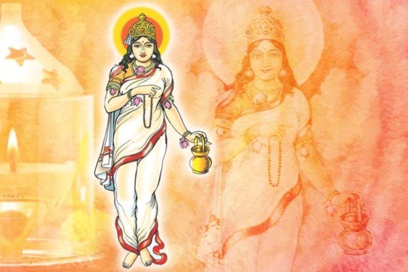 नवरात्रको दोस्रो दिन आज ब्रह्मचारिणीको आराधना गरिँदै