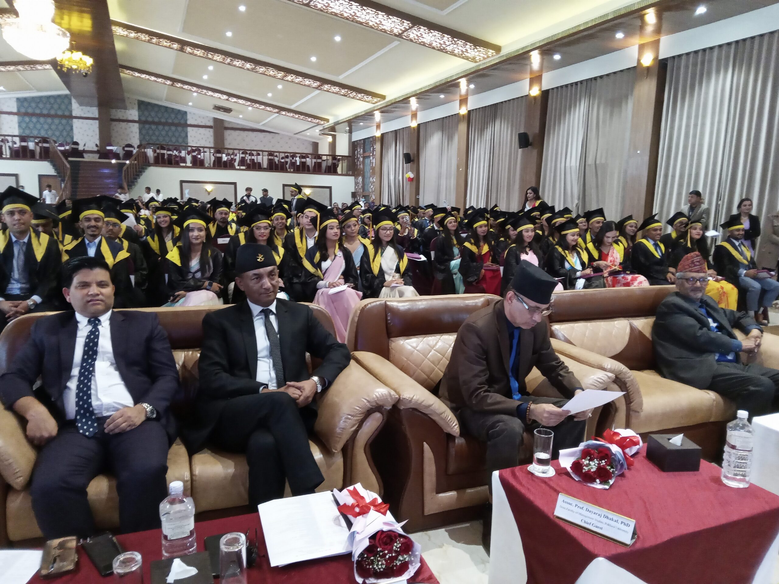 भरतपुरको बोस्टन इन्टरनेशनल कलेजका १२० जना विद्यार्थी दीक्षित