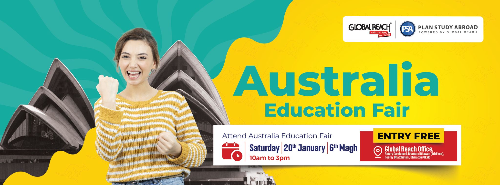 भरतपुरमा ग्लोबल रिचको ‘एजुकेशन फेयर’ माघ ६ गते हुँदै