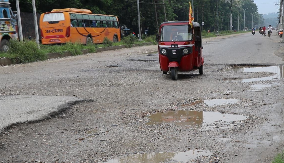 बजेट अभावले पूरा भएन भरतपुरको छ किमी लम्बाइको बाइपास सडक