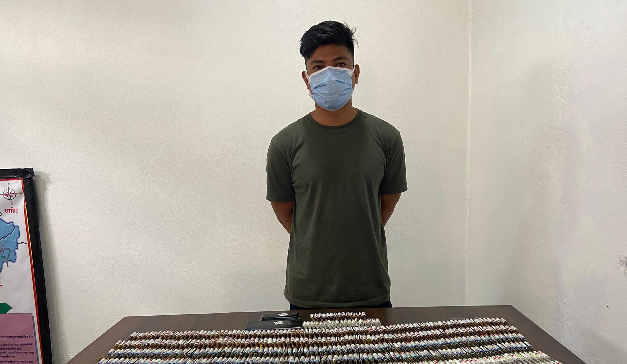 चितवनमा  लागुऔषधसहित एक जना पक्राउ