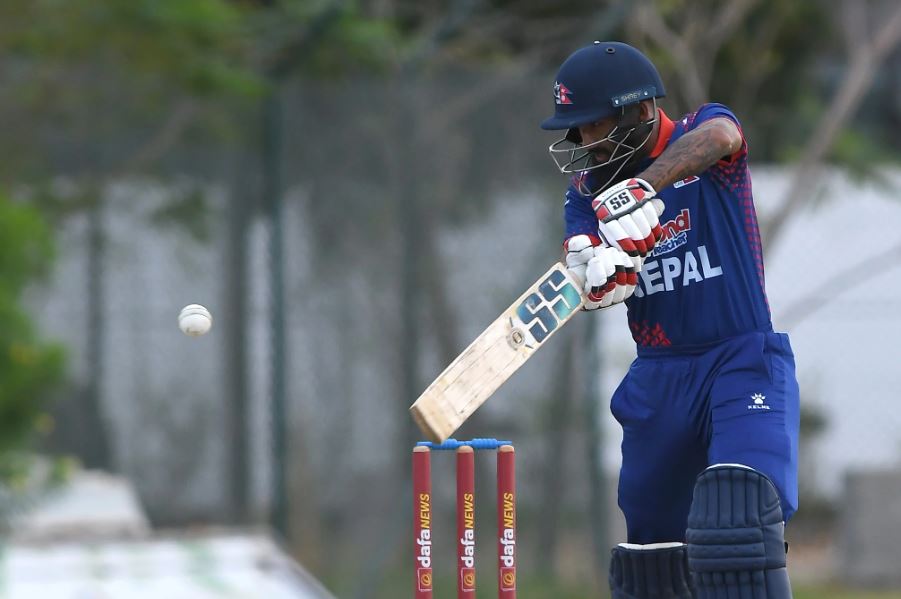 दीपेन्द्रको विस्फोटक ब्याटिङ, ६ बलमा ६ छक्का