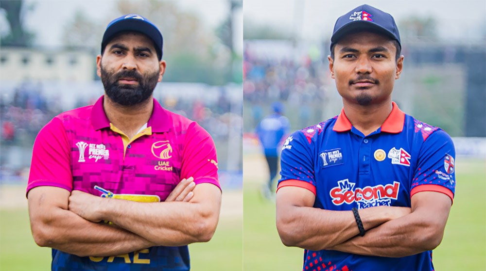 सेमिफाइनलमा युएईले टस जित्यो, नेपालले पहिला ब्याटिंग गर्दै