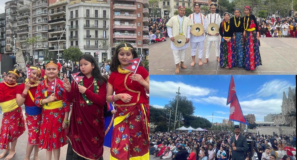 बार्सिलोनामा नेपालीहरुले नेपाल तथा भरतपुर भ्रमणको बाँडे निम्तो