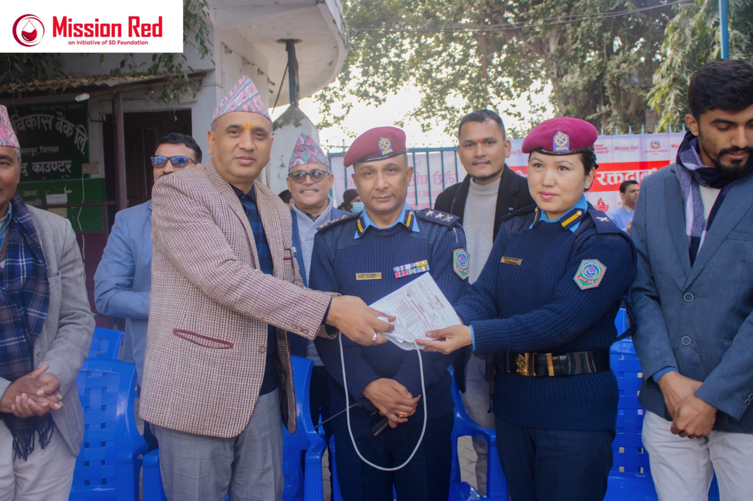 मिसन रेडको आयोजनामा भएको “मेरो पहिलो रक्तदान” कार्यक्रम सम्पन्न