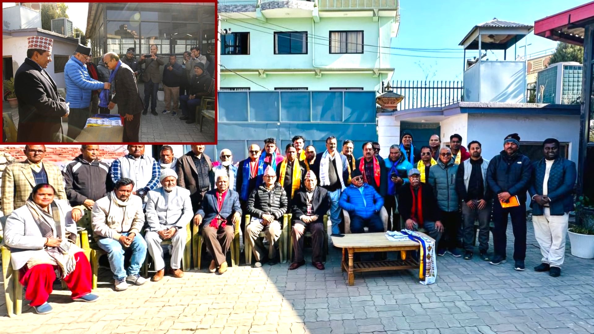 प्रभु साहका नेताहरू माओवादीमा प्रवेश, प्रचण्डले गरे स्वागत