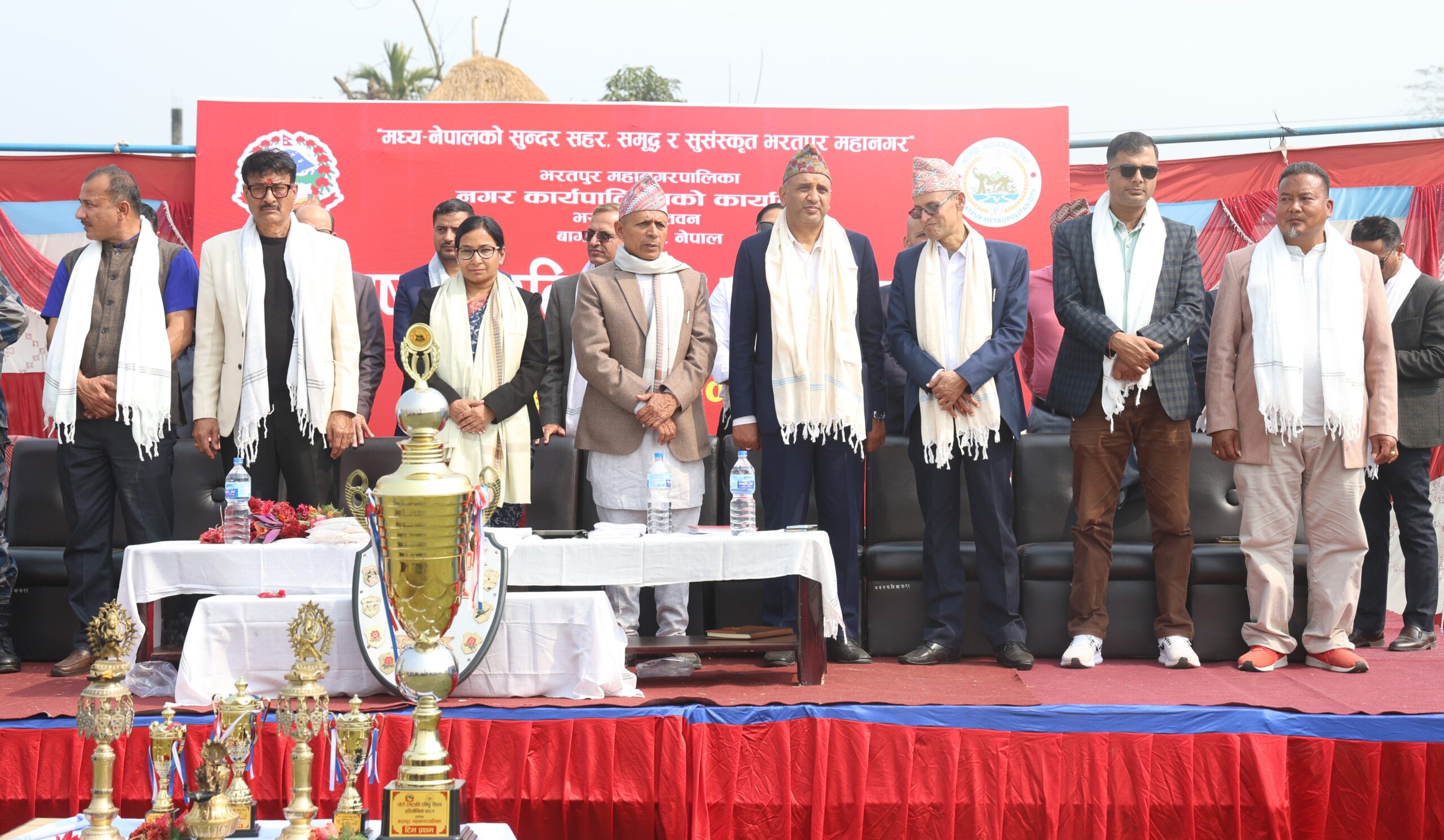 भरतपुरमा छैठौ संस्करणको राष्ट्रपति रनिङ शिल्ड प्रतियोगिता सुरु