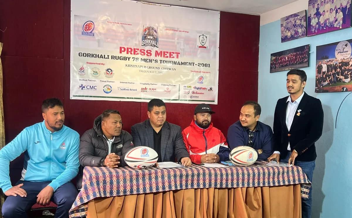 भरतपुरको कृष्णपुर रंगशालामा सर्वाधिक पुरस्कार राशीको गोर्खाली रग्बी सेभेन्स हुने