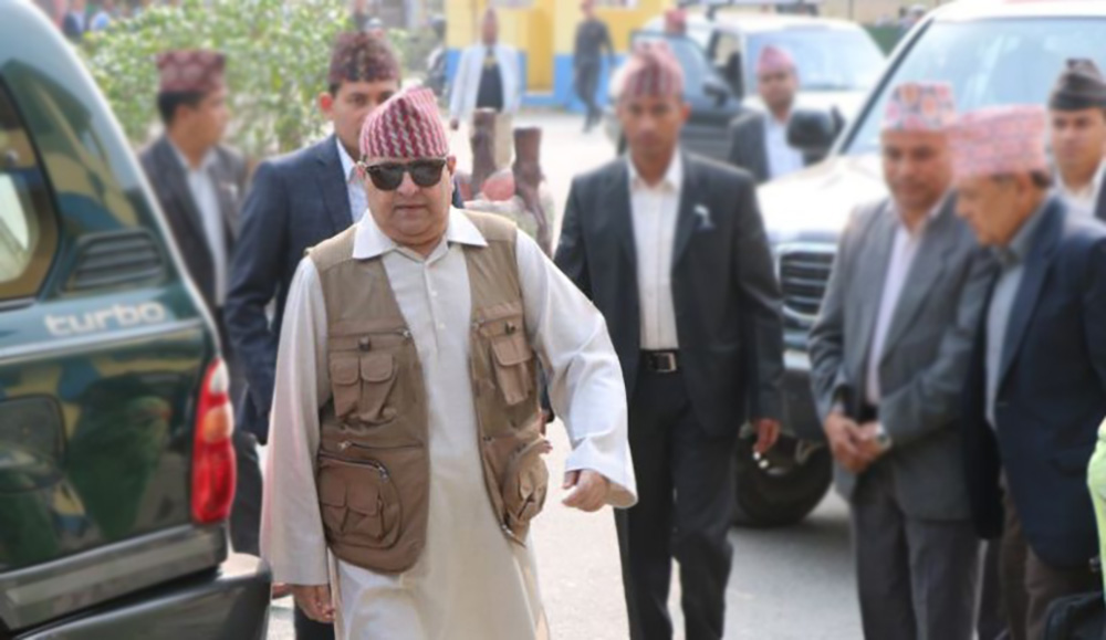 पूर्वराजाको स्वागतमा आज राजावादीहरुले काठमाडौँमा शक्ति प्रदर्शन गर्दै