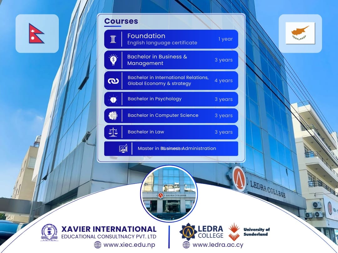 छोटो समयमा नै विद्यार्थीको पहिलो रोजाई बन्दै साइप्रसको लिड्रा कलेज