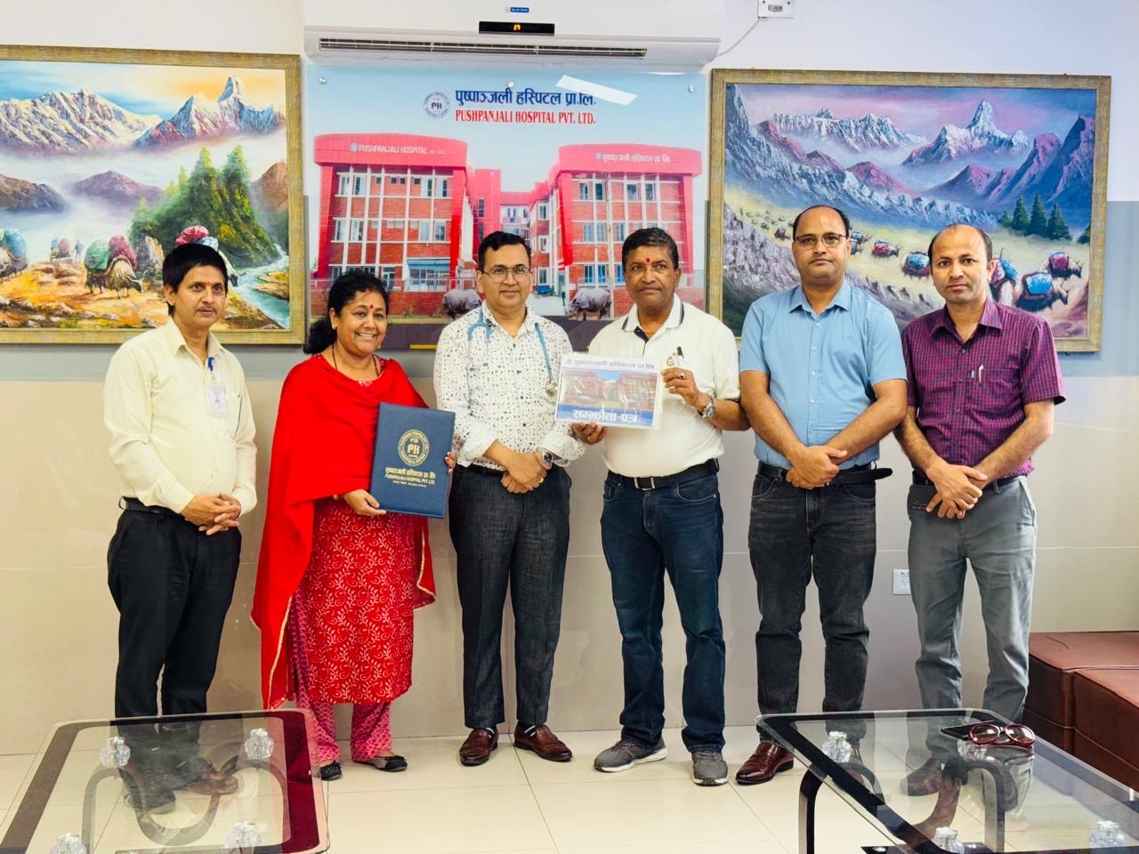 पुष्पाञ्जली हस्पिटलमा ग्रीनल्याण्ड स्कुल परिवारलाई उपचारमा २५ प्रतिशत छुट