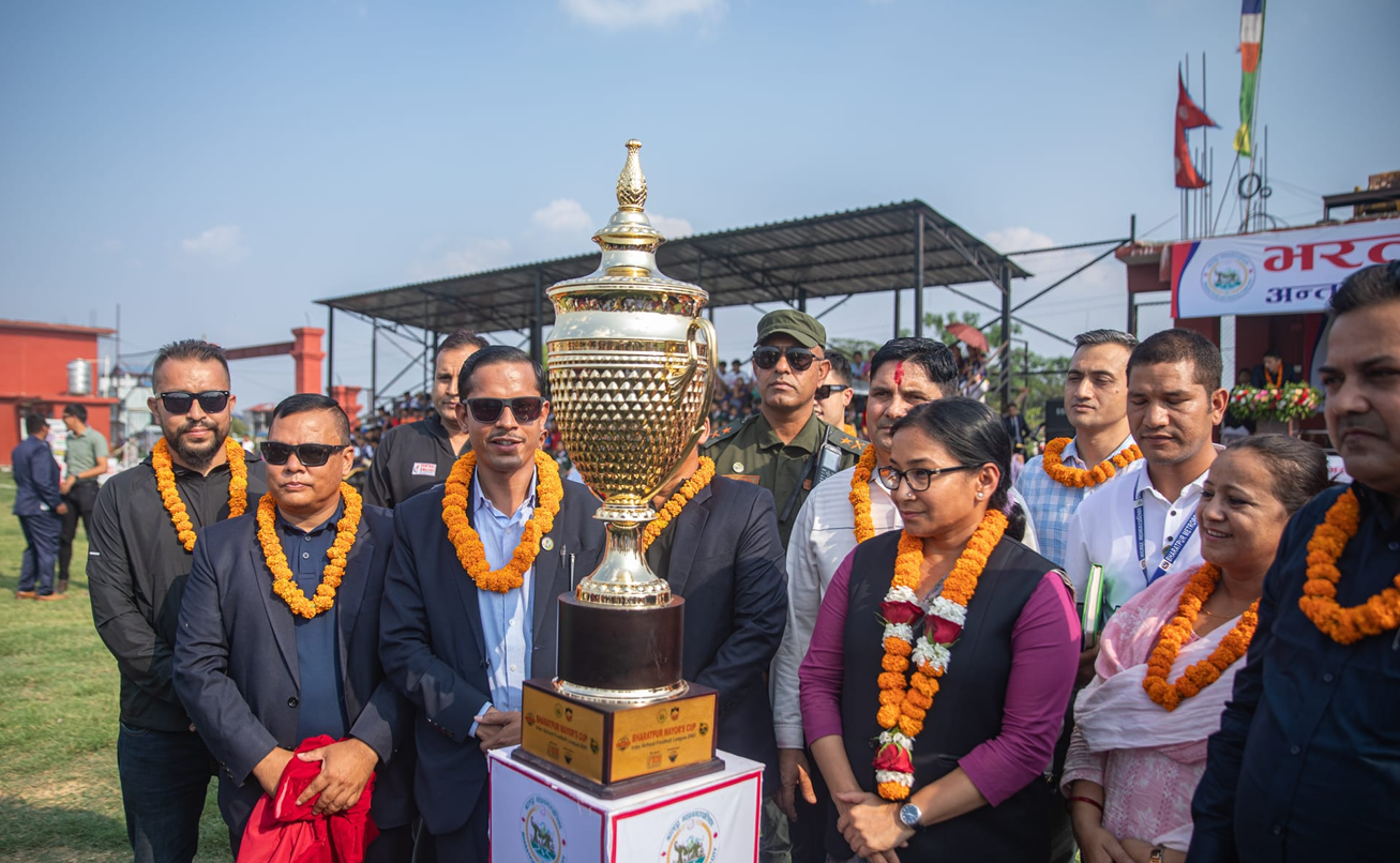 भरतपुर मेयर कप फुटबल शुक्रबारदेखि सुरु हुँदै