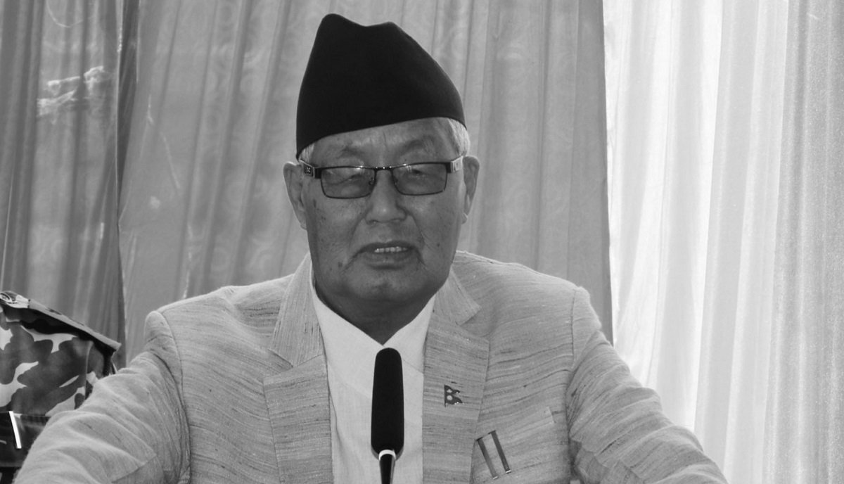 गण्डकी प्रदेशका पूर्वप्रमुख पृथ्वीमान गुरुङको निधन