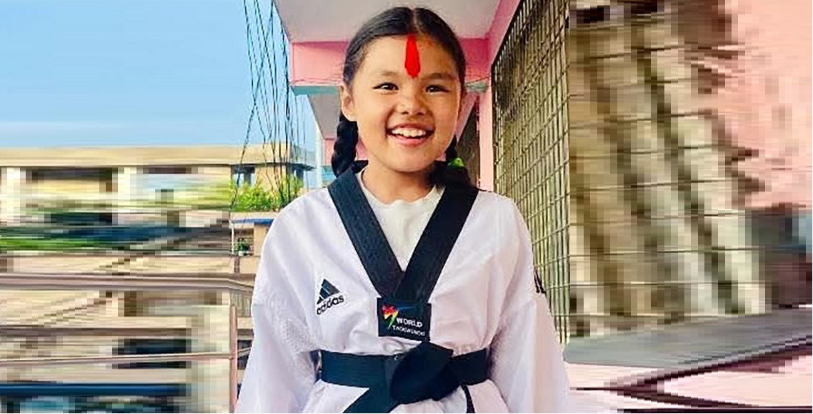 अन्तरराष्ट्रिय तेक्वान्दोमा वैभवीद्वारा नेपालाई स्वर्णपदक