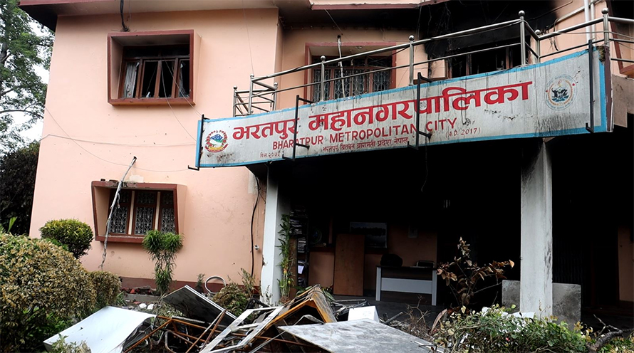 भरतपुर महानगरमा दुई अर्बभन्दा बढीको क्षति