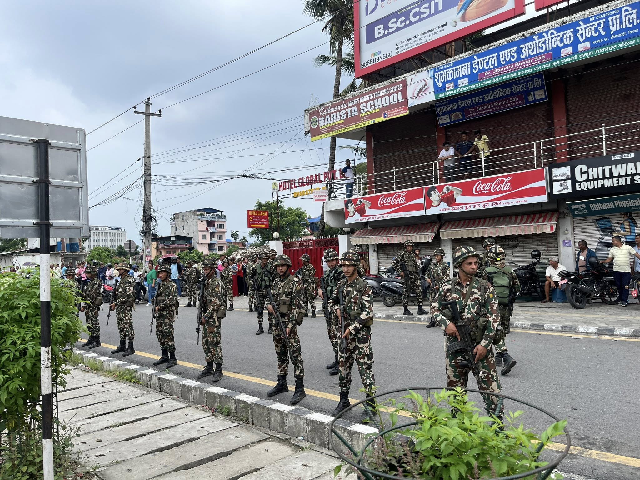 लुटपाटलगायत घटना भए खबर गर्न सेनाको आग्रह