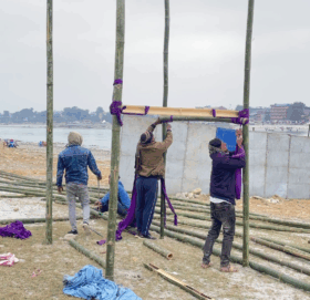 नारायणी नदी किनारम हुने गैँडाकोट महोत्सवको तयारी तीव्र