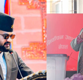 प्रधानमन्त्री कार्कीलाई ‘आमा’ भन्दै बालेनको सम्बोधन